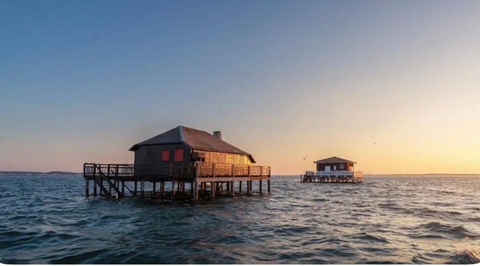 Le Chalet Du Bonheur Gujan-Mestras Exteriör bild